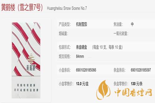 黃鶴樓雪之景系列價(jià)格 黃鶴樓雪之景系列哪個好抽